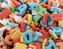 Virágok és egyéb díszek Szórócukrok