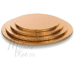 Tortadobok és -állványok Kör alakú arany színű tortadobok