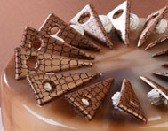 Csokoládé díszek 2D csokoládé díszek