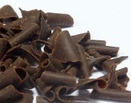 Csokoládé díszek Csokoládé forgácsok, reszelékek