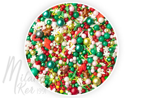 Karácsonyi szórócukor válogatás, 200 g