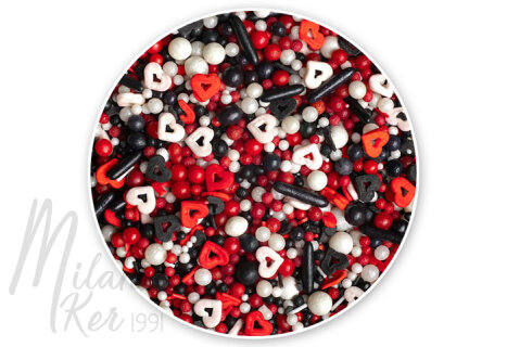 „Szívkirálynő" szórócukor válogatás, 200 g